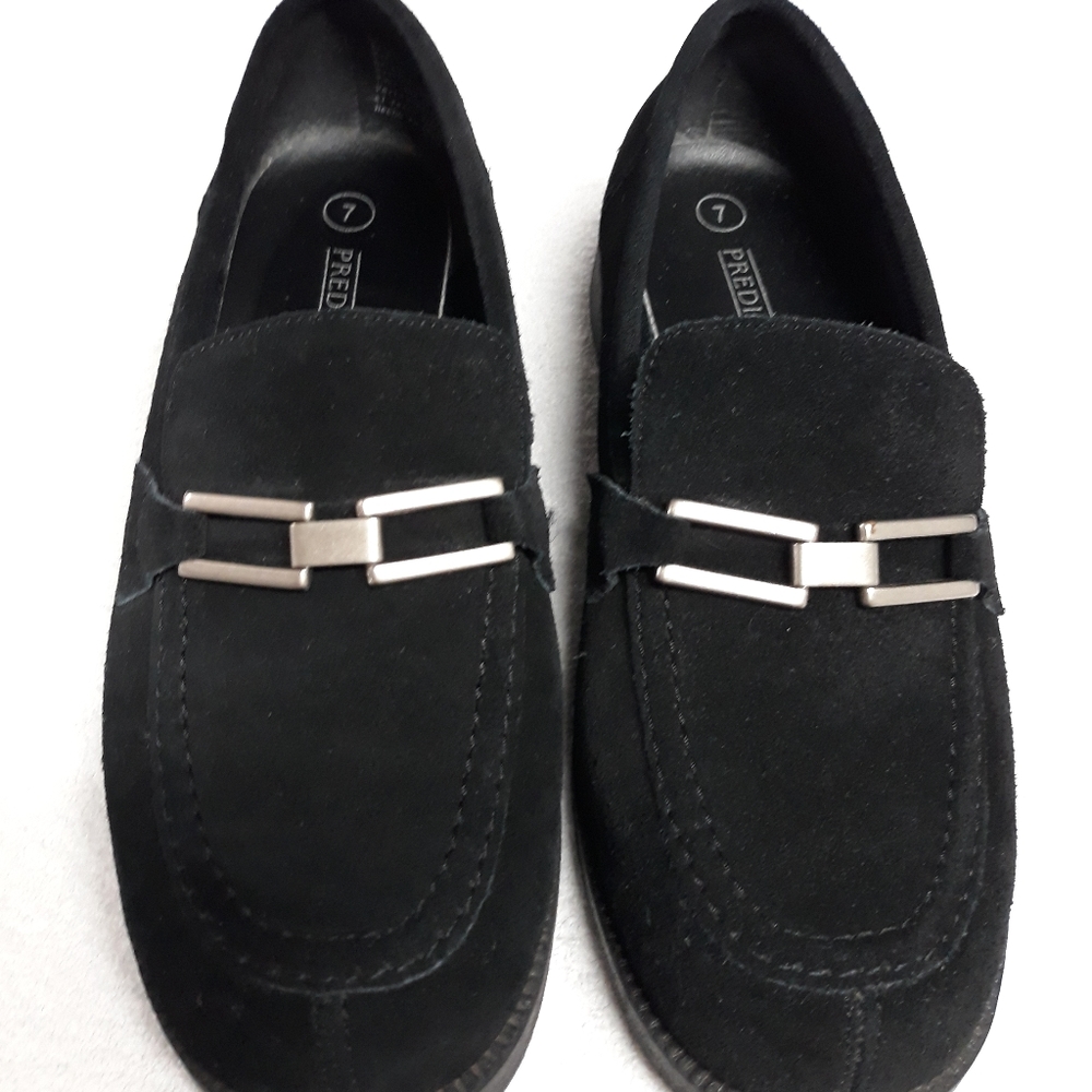 Predictions Black Suede Loafers